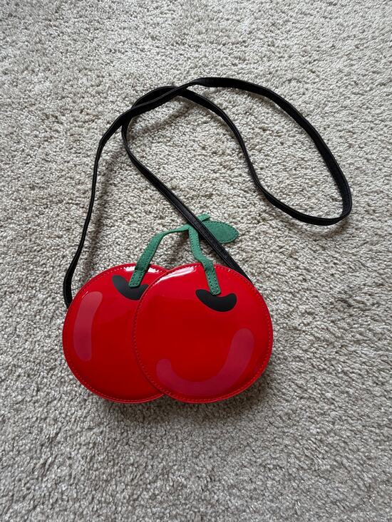 Untagged Handbags - Cherry Shaped Crossbody Red Purse Kawaii Y2K Pin-Up Retro